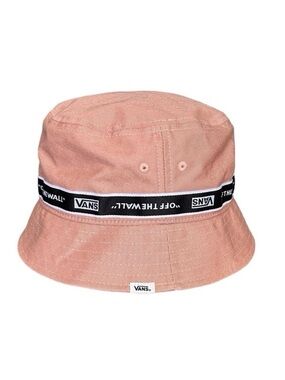 VANS Bucket Hat Peach Off The Wall Logo Band OS Cotton Streetwear VN0A4S7AZLS